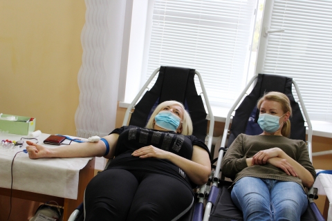 Сотрудники РНПЦ ОМР стали донорами